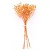 Ghirlande di fiori decorativi 1/3 Mini Babysbreath essiccato Bouquet Piante naturali Conserva floreale per la decorazione domestica di nozzeDecorativo