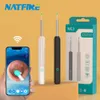 Ear Care Supply NATFIRE NE3 Ear Cleaner High Precision Ear Wax Removal Tool with Camera LED Light Wireless Otoscope Smart Ear Cleaning Kit 230222