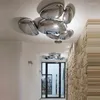 Chandeliers Art Deco Chrome Drop Drop Designer LED LED LUDER SUPSENSÃO LIVERSO LIMPENAIRA LAMBENIER ILUMINAÇÃO PARA O LIGADO DE BOYER