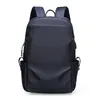 Zaino in nylon con ricarica USB per laptop, borsa da viaggio impermeabile per notebook da uomo, zaino da scuola per ragazzi adolescenti