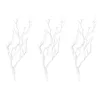 Dekorativa blommor grenar gevär pannband grenar diy träd huvudbonader konstgjorda gevir dekor halloween jul korall hjort skräckfilm