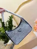 Nylon Designers Sacos Mulheres Diamante Bolsas Diamantes Bolsa Bolsa De Lona Hobo Ombro Para Mulheres Pacote De Peito Moda Tote