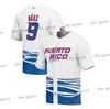 Gaoxin Team Puerto Rico 2023 WBC Custom BaseballJersey 12 Francisco Lindor Jose Berrios Edwin Diaz Lugo 9 Javier Baez Marcus Stroman Carlos Correa Correa