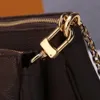 Moda Baskı Omuz 3-IN-1 Pembe Marka postacı çantası Kadınlar için Pu Deri Crossbody Çanta Bayan Küçük Çanta Çanta tek kollu çanta
