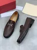 2023 scarpe eleganti da uomo firmate nero marrone lettera intagliata moda di lusso da uomo casual punta scarpe da sera da ballo con scatola originale