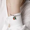 Bangle Fashion Jewelry Christmas Bracelet Pendant Santa Claus Tree Holiday Gift