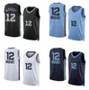 Camisa de basquete Ja Morant #12 Desmond Bane #2 Dillon Brooks #24 Jackson JR. # 13 2022-23 camisetas masculinas femininas touth S-XXL