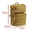 Sacs de plein air Multifonction Tactique Pochette Holster Militaire Molle Hip Taille Sac Portefeuille Bourse Téléphone Cas Camping Randonnée Chasse Pack 230222