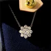 Unique Lab Diamond Zircon Pendant 925 Sterling silver Wedding Pendants Chocker Necklace For Women Charm Party Jewelry Gift