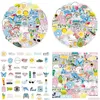 Car Stickers Waterproof Sticker 10/50/100Pcs Cartoon Vsco Girl Pack For Laptop Phone Bicycle Skateboard Lage Guitar Toy Random Vinyl Dhf5C