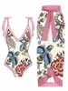 Etniska kläder Tvådelade Bodysuits Kjol Kostymer Baddräkt Designer Baddräkt Beach Cover Up Lyxiga Badkläder Surf Wear Beachwear Damer