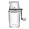 Tritaghiaccio Rasoi Frantoio manuale Mini rasoio Chopper Cono di neve Smoothie Maker Blocco di rottura granitore 230222