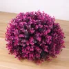 Dekorativa blommor Topiary Artificial Fake Ornament Hanging Boxwood Wedding Decor Faux Round Simulated Decoration Party Greenery Porch