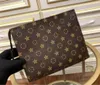 Women discount Cosmetic Bags Travel Print Toiletry Pouch 26 cm Protection Makeup Clutch female Genuine Leather Waterproof Fo213b