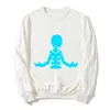 Men's Hoodies Cartoon Accelerator Long Sleeves Sweatshirt 6 Color Luminous Casual O-Neck Tops