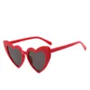 Sonnenbrille hochwertige Sonnenbrille Frauen 2021 Trendprodukte Herzgläser rosa weiß transparent Festivalgläser Oculos Feminino G221215