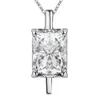 Chaînes Bling Zircon Beautifulsilver Plated Necklace Silver Pendant Jewelry /TOUSBTHD YHWPEQMA