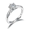 Mo Sang Diamond Ring Female High-End Atmospheric Ring Hand smycken