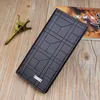 Wallets Men's Business Long Purse Thin PU Leather Walle Male Fashion Casual Open Large Capacity Clutch Wallet Surrounding Soft