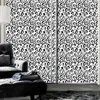 壁紙黒と白のヒョウ接着剤フィルム壁紙製造された壁ステッカー家具保護紙湿気棚棚ライナー1 m2