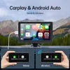 Tragbarer CarPlay USB Multimedia Player Android Auto Monitor AirPlay Telefon Mirror Link Display für Auto Bus SUV Pickup Taxi LKW LKW Van MPV