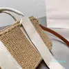 NEW Summer Weave Designer Bag ChoeBag Shoulder Bags Women Tote Bag Fashion Purse 445 Vacstion Bags Crossbody Female Woven Basket Bags 220324