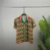 22ss Designerskjorta Herr Button Up-skjortor tryck bowlingskjorta Hawaii Blommig Casual Skjortor Herr Slim Fit Kortärmad Klänning Hawaiiansk t-shirt#017