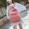 학교 가방 2023 여성 고품질 캔버스 여행 배낭 여자 Mochila feminina sac a dos back pack teenage girl rucksack