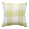 Pillow Nordic Style Linen Plaid Decorative S Pillowcase Cover Throw Sofa Decoration Outdoors Pillowcove 40806