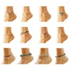 Anklets 12 pc's/set shell Conch zeesterrenkralen voor vrouwen touw enkel ketting 2023 zomer fashion foot sieraden strandaccessoires