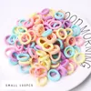 Hair Accessories Seamless High Elasticity Ties 50Pcs 2.2CM Diameter Soft Candy Color Kids Elastic Band Scrunchy