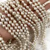 Perles naturelles d'eau douce, cercle mixte, entretoise ample pour femmes, fabrication de bijoux, Bracelet élégant, collier à faire soi-même, 13 pouces