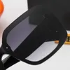 サングラス長方形の黒いサングラスグラディエント大きなフレームレディースサングラストレンドブランド男性と女性サングラスデザイナーブランドUV400 G221215