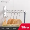 Hangers rekken Zwart vouwen Kledinghanger opvouwbare muur droogruimte aluminium huishoudelijke organisatie WB3013 230221