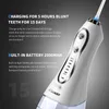 AZDENT Newest HF-6 5Models Electric Oral Irrigator with Travel Bag Cordless Portable Water Dental Flosser 5pcs jet nozzles 230202