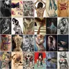 Retro Sexy Tattoo Girl Metall-Blechschild, Wanddekoration, Sexy Lady, Metallposter, dekorative Blechschilder, Pub, Bar, Eisenplakette, Männerhöhle, personalisiertes Dekor, Größe 30 x 20 cm, w02