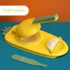 Kitchen Bread Maker 2 In 1 Manual Dumpling Presser Dough Wrapper Mould Flour Empanada Bun Pelmeni Molds Pierogi Skin Tools Pastry Tool 230222