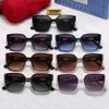 Designer Occhiali da sole sfumature da sole Occhiali da sole Donne uomini Sun Glass Stampa Goggle Adumbral 6 Color Opzione occhiali