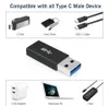 USB3.0 ADAPTER Kvinna till manlig förlängningskabeladapter USB C MANA-TILL KONTAL LARARE ADAPTER CONVERTER 3A 5GBPS GEN1 OTG