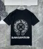 Mode Hommes Asda Vêtements T-shirts classiques Marque Top T-shirts Ch Blanc Pull court Casual Lettre en relief Fer à cheval Sanskrit Cross Pattern DesignersUZIK