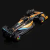 Diecast Model Bburago 1 43 McLaren MCL36 #3 Daniel Ricciardo #4 Lando Norris Alaşım Araba Kalıp Döküm Modeli Lüks Araç Diecast Oyuncak 230221