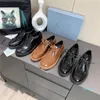 Mit Box Prad Designer Frauen Freizeitschuhe Monolith Dreieck Loafers Schwarz Cloudbust Echtes Leder Schuh Erhöhen Plattform Turnschuhe Klasse Ow