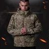 Vestes pour hommes imperméable tactique polaire hommes capuche militaire camouflage veste manteau hiver chaud coupe-vent armée