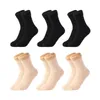 Skarpetki 5PC Hosiery 6 par Socki termiczne Zimowe skarpetki śniegu z aksamitnym zagęszczonym prostym rurką bawełniane dno skarpet kołnierzowe skarpetki termiczne Z0221