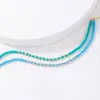 Ankjes kleurrijk touw voor vrouwelijke mannen handgemaakte kralen voetketen verstelbare Boheemse sieraden accessoires 4pcs/sets 21880