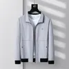 Men's Jackets Men's Spring Autumn Thin 2023 Men Korean Fashion Casual Classic Gray Black Outerwear & Coats Brand Clothing