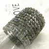 Strand 55 CM Really Stone 6 MM 5 Nature Labradonite Bead Woman Bracelet Necklace Not Glass Gary Moon Jewelry