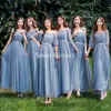 Party Dresse Pink Champagne Gray Blue Long Bridesmaid Sweet Memory Bride Guest Prom Graduation Vestidos Wedding Robe 230221