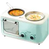 3 em 1 Breakfast Makers Machine multifuncional Torraca elétrica Mini forno de forno Máquina de cachorro automática Areia pequena 230222