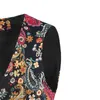 Men's Vests Suit Wedding Sleeveless Slim Fit Paisley Floral Dress for Single Buttons Waistcoat 230222